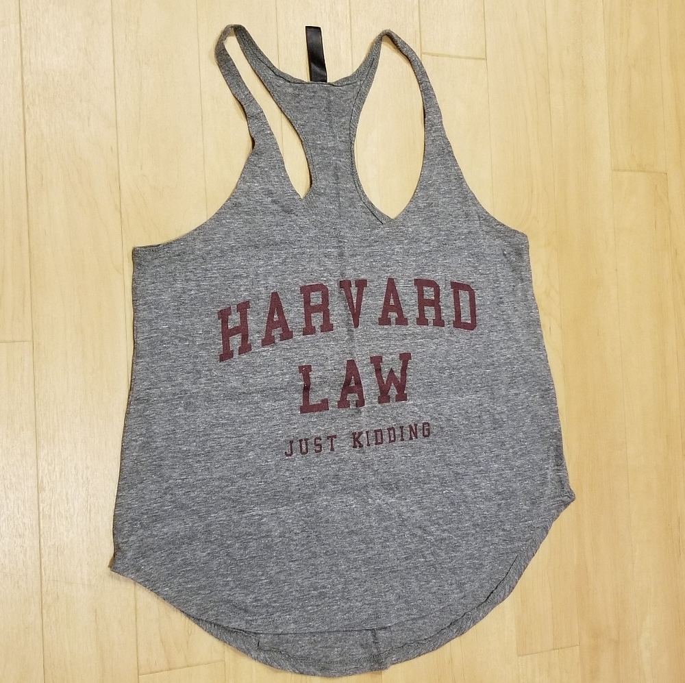 Graphic racerback tank top